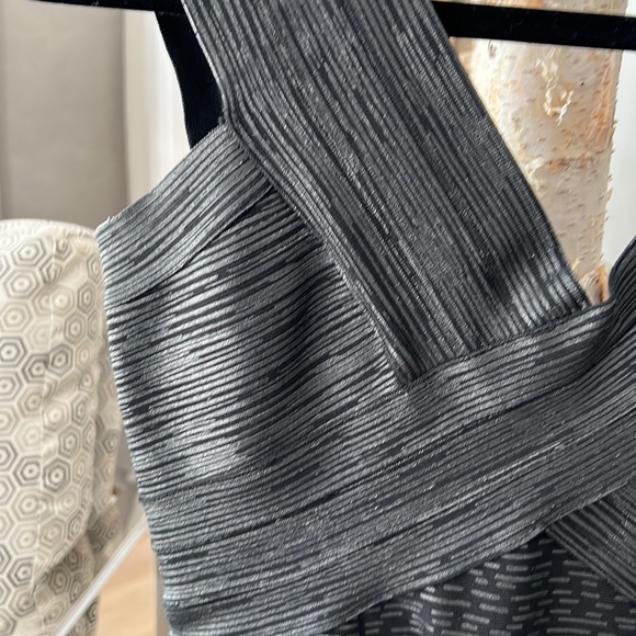 Maison Lessage bandage bodycon black with lace dress - Picture 4 of 7